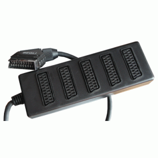 Przył. SCART x 5GN SCART 21p