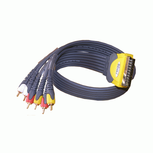 Przyłącz PROFI-KOLOR SCARTx6RCA 0.6m