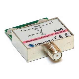 Wzmacniacz antenowy dopuszkowy ANT0148 25dB - Cabletech