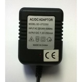 Zasilacz 2-pin SD-072250 (7.2V - 250mA)