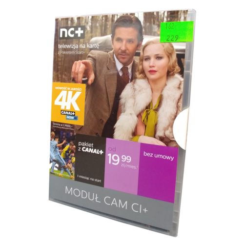 4K Moduł NC+Cayman CAM CI+ pakiet Extra z Canal+ 1 miesiąc